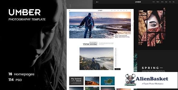 23802 Umber v1.0 - Photography PSD Template 