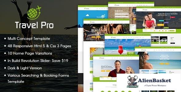 14822 Travel Pro - Tours and Travels Booking HTML5 Template 