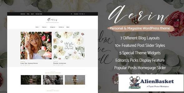 11828 Aerin v1.0 - Personal & Magazine WordPress 