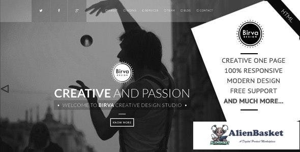 17941 Birva Design v1.0 - Creative One Page Theme 