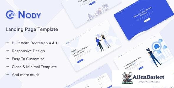 24333 Nodiy v1.0 - Landing Page Template 