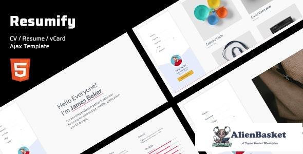 27318 Resumify v1.0 - Personal Portfolio Template 