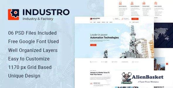 13706 Industro - Industrial PSD Template 