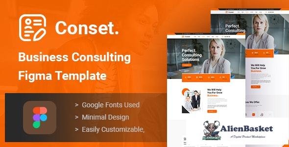 24781 Conset v1.0 - Business Consulting Figma Template 