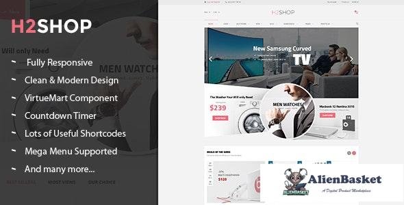 19382 H2shop v3.9.6 - Responsive Multipurpose VirtueMart Theme 