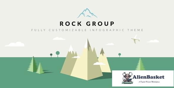 10758 Rock Group v2.7 - A Flat Multipurpose Infographic Wordpress Theme 