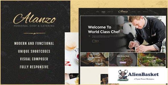 16975 Alanzo v1.0.3 - Personal Chef & Catering WordPress Theme 