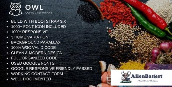 15636 Owl Restaurant - Cafe & Restaurant Template 