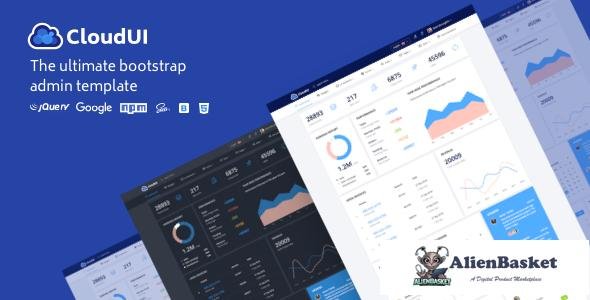 11588 CloudUI Bootstrap 4 Admin Template 