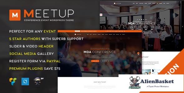 28665 Meetup v1.8.5 - Conference Event WordPress Theme 