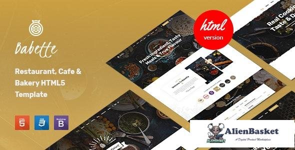 20773 Babette v1.0 - Restaurant & Cafe HTML5 Template 