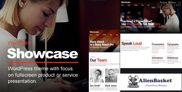 10551 Showcase v1.0.9 - Fullscreen Slides Wordpress Theme 