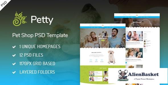 12333 Pet Shop - PSD Template 