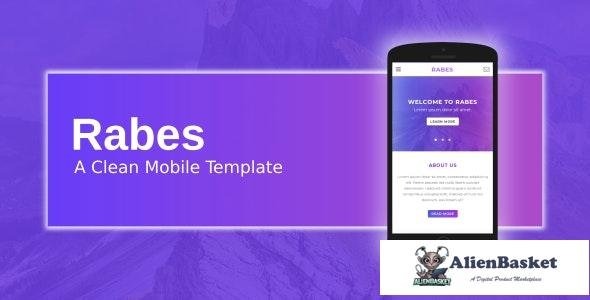 23662 Rabes v1.0 - A Clean Mobile Template 