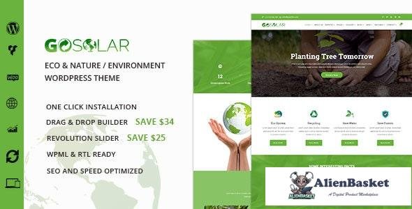 31762 GoSolar v1.3.0 - Eco Environmental & Nature WordPress Theme 