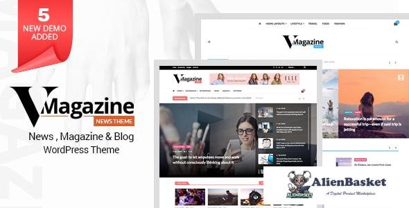 11117 Vmagazine v1.0.7 - Blog, NewsPaper, Magazine Themes 