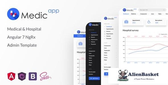 17388 MedicApp v1.0.0 - Medical & Hospital Angular 8/9 NgRx Admin Template 