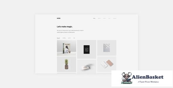 10704 Nord - Minimal Portfolio WordPress Theme 