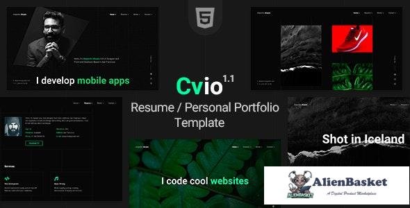 26975 Cvio v1.1 - CV Resume Template 