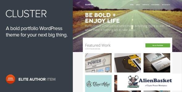 12582 Cluster v2.0.4 - A Bold Portfolio Wordpress Theme 