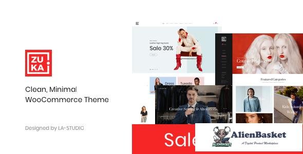 12004 Zuka v1.0.2 - Clean, Minimal WooCommerce Theme 