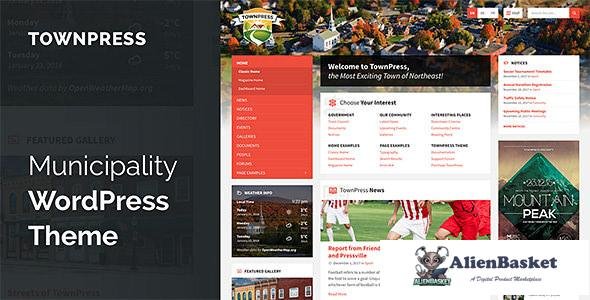 10189 TownPress v2.2.1 - Municipality WordPress Theme 