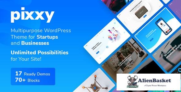 18680 Pixxy v1.0.9 - App, Software & SaaS Startup WordPress 