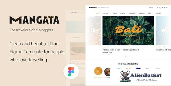23591 Mangata v1.0 - Traveler Blog Template 