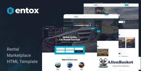 26457 Entox v1.0 - Rental Marketplace HTML Template 