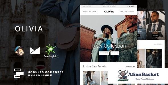 27726 Olivia v1.0 - E-commerce Responsive Email for Fashion & Accessories with Online Builder 