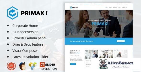 12507 Primax v1.2 - Corporate Business WordPress Theme 