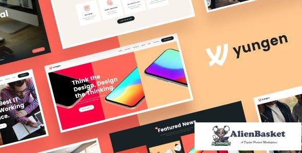 18880 Yungen v1.0 - Modern Digital Agency Business WordPress Theme 