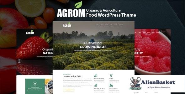 18424 Agrom v1.0 - Organic & Agriculture Food WordPress Theme 