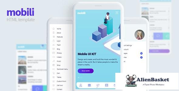 11905 Mobili - HTML Mobile Template 