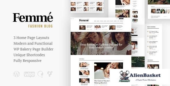 11765 Femme v1.1 - An Online Magazine & Fashion Blog Theme 