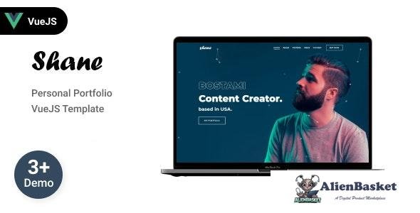 27719 Shane v1.0 - Personal Portfolio VueJS Template 