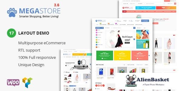 12729 Mega Store v3.6 - Super Market RTL Responsive Theme 