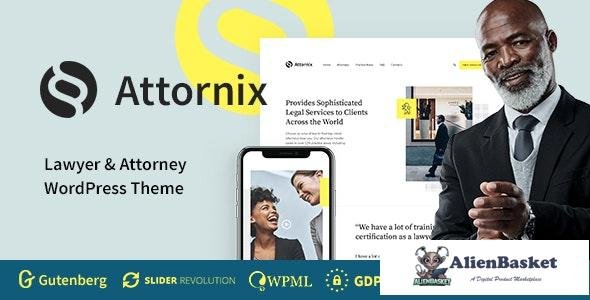 36015 Attornix v1.0.6 - Lawyer WordPress Theme 