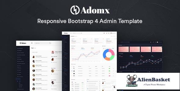 15348 Adomx v1.0.1 - Responsive Bootstrap 4 Admin Template 