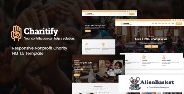 26392 Charitify v1.0 - NGO/Charity/Fundraising HTML Template 