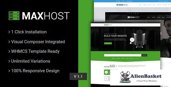 11232 MaxHost v2.8 - Web Hosting, WHMCS and Corporate 