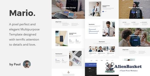 19756 Mario v1.0 - Creative Agency HTML Template 