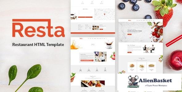 15570 Resta - Restaurant HTML Template 