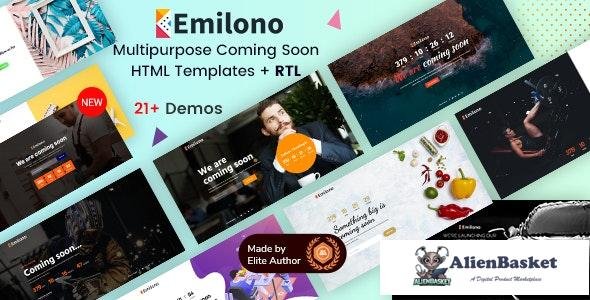 23807 Emilono v1.0 - Coming Soon HTML Template 