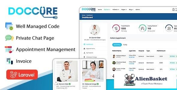 21825 Doccure v1.0 - Doctor Appointment Booking System Template (HTML + Laravel) 