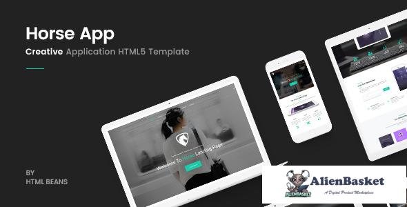 11987 Horse App - HTML Responsive Template 