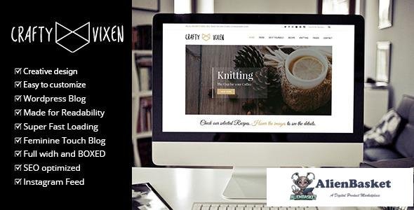 11363 Vixen Blog v1.4 - Responsive DIY WordPress Blog 