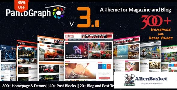 42657 PantoGraph v6.6.0 - Newspaper Magazine Theme 