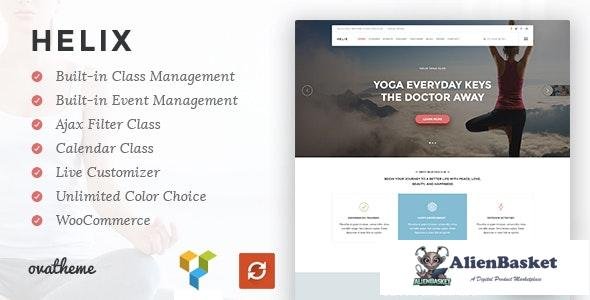 29365 Helix v1.3.4 - Yoga Club Calendar WordPress Theme 