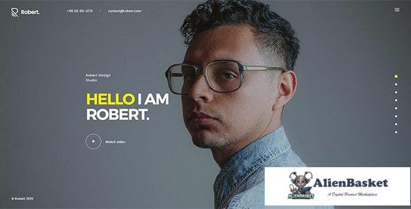 18374 Robert v1.0 - Creative Personal Onepage HTML Template 